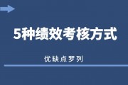 从多角度看绩效考核方法，适合多数企业的大致有五种及特点